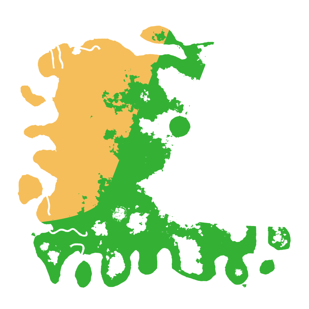 Biome Rust Map: Procedural Map, Size: 4000, Seed: 596096542