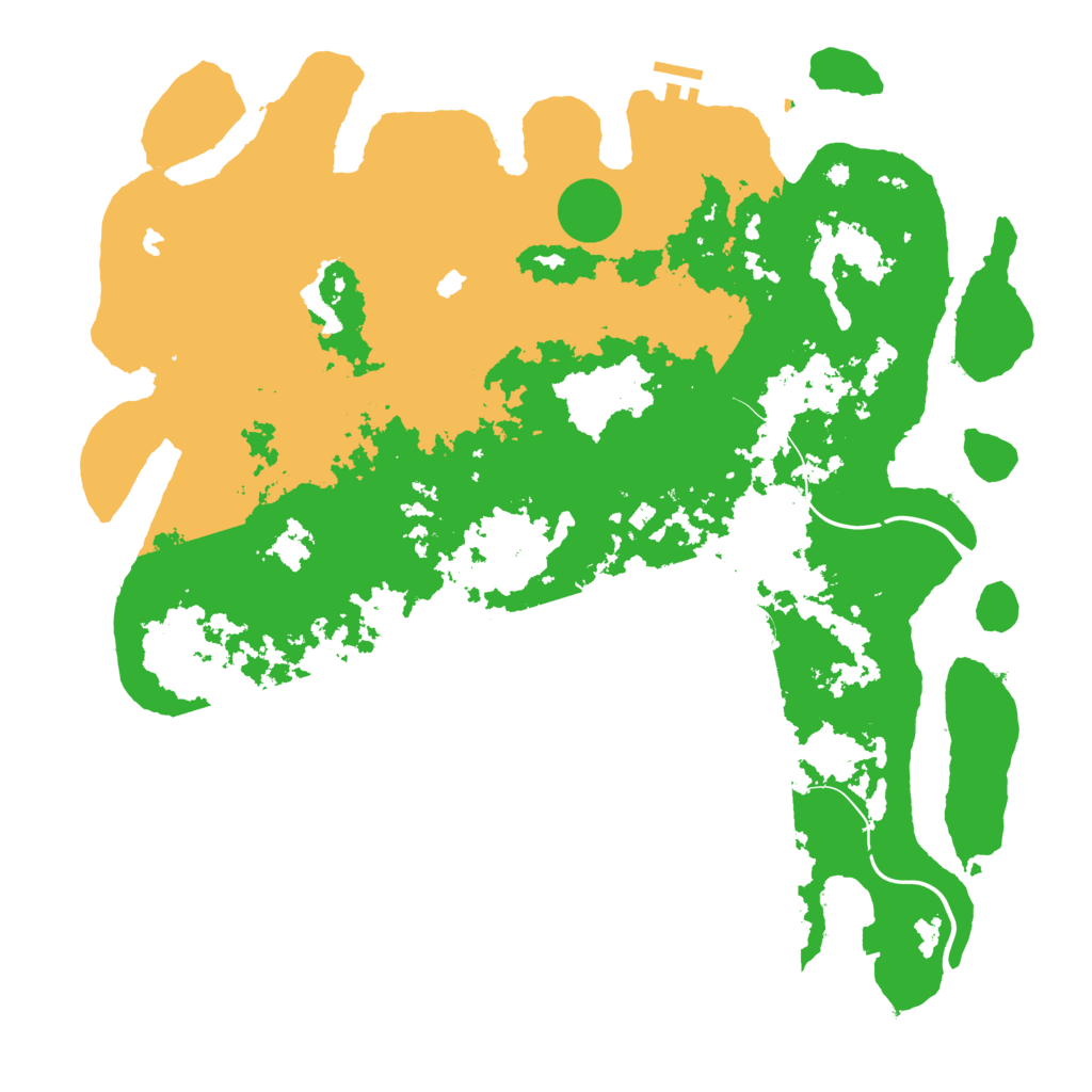 Biome Rust Map: Procedural Map, Size: 4500, Seed: 691987