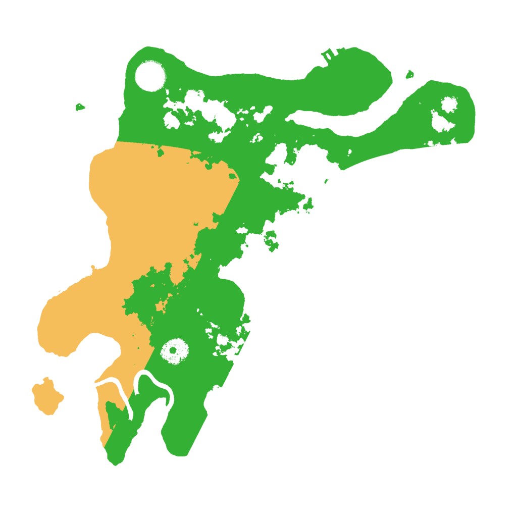 Biome Rust Map: Procedural Map, Size: 3000, Seed: 1882316068