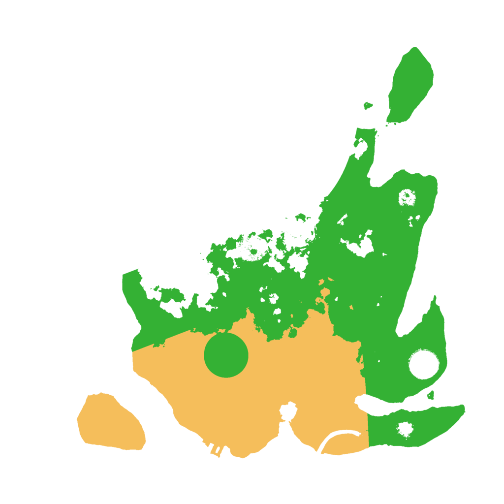 Biome Rust Map: Procedural Map, Size: 3000, Seed: 180657