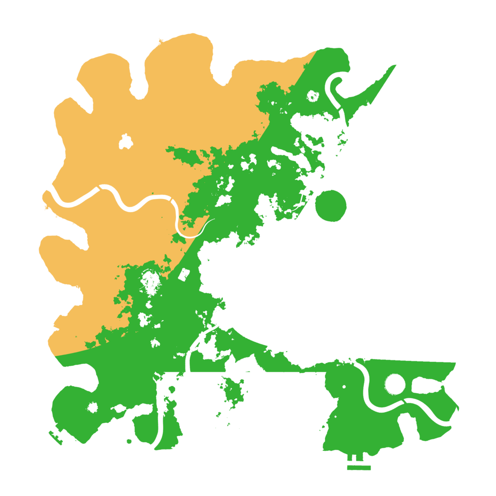 Biome Rust Map: Procedural Map, Size: 4250, Seed: 6216