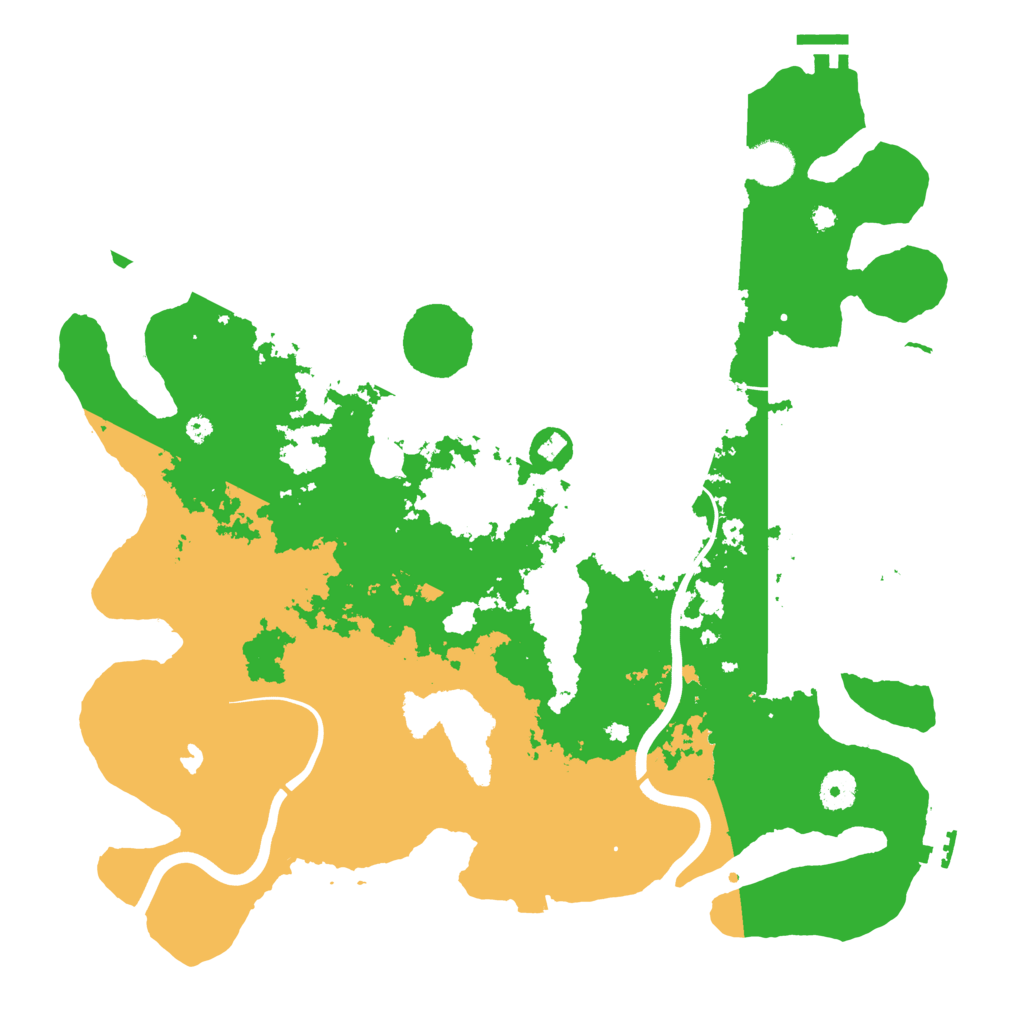 Biome Rust Map: Procedural Map, Size: 4000, Seed: 313545