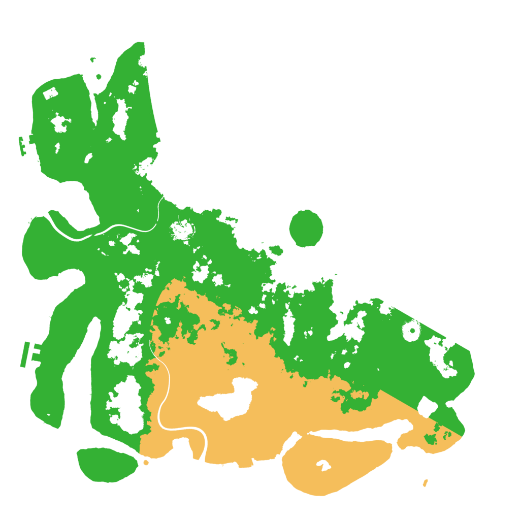 Biome Rust Map: Procedural Map, Size: 4100, Seed: 1123