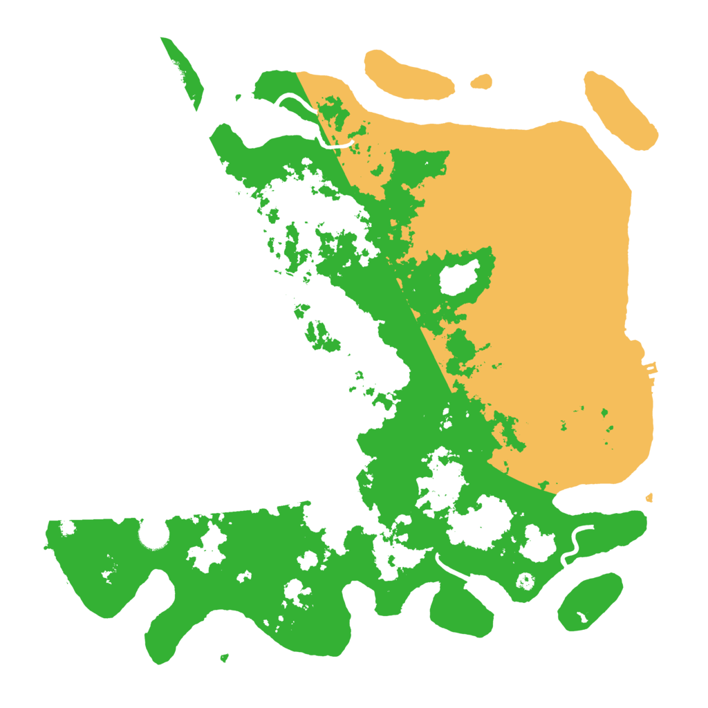Biome Rust Map: Procedural Map, Size: 4100, Seed: 1262