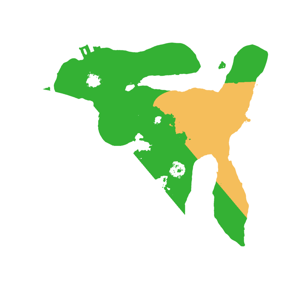 Biome Rust Map: Procedural Map, Size: 2000, Seed: 32394