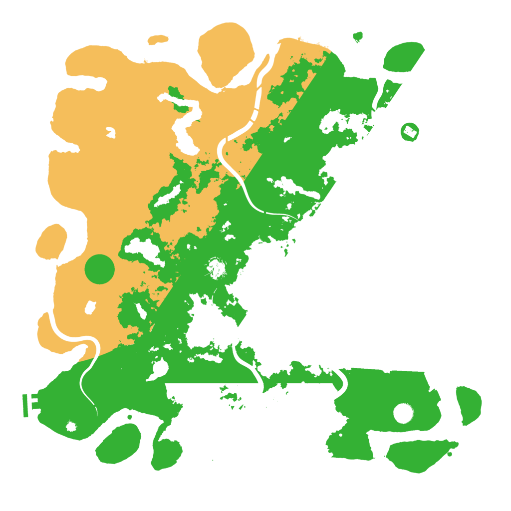 Biome Rust Map: Procedural Map, Size: 4500, Seed: 1340165064