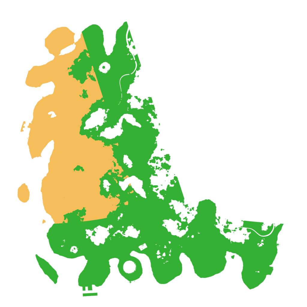 Biome Rust Map: Procedural Map, Size: 4250, Seed: 39391010
