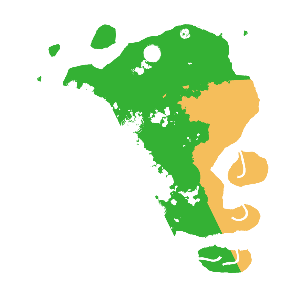 Biome Rust Map: Procedural Map, Size: 3000, Seed: 673995