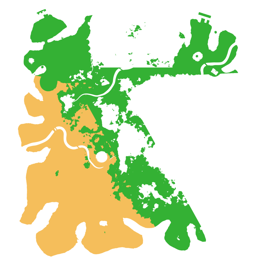 Biome Rust Map: Procedural Map, Size: 4288, Seed: 100000