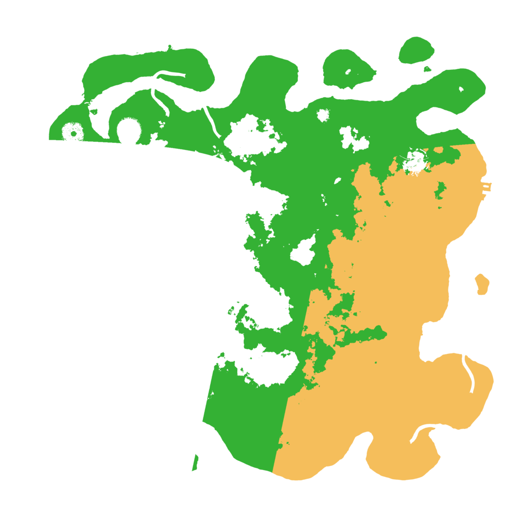 Biome Rust Map: Procedural Map, Size: 3800, Seed: 612584