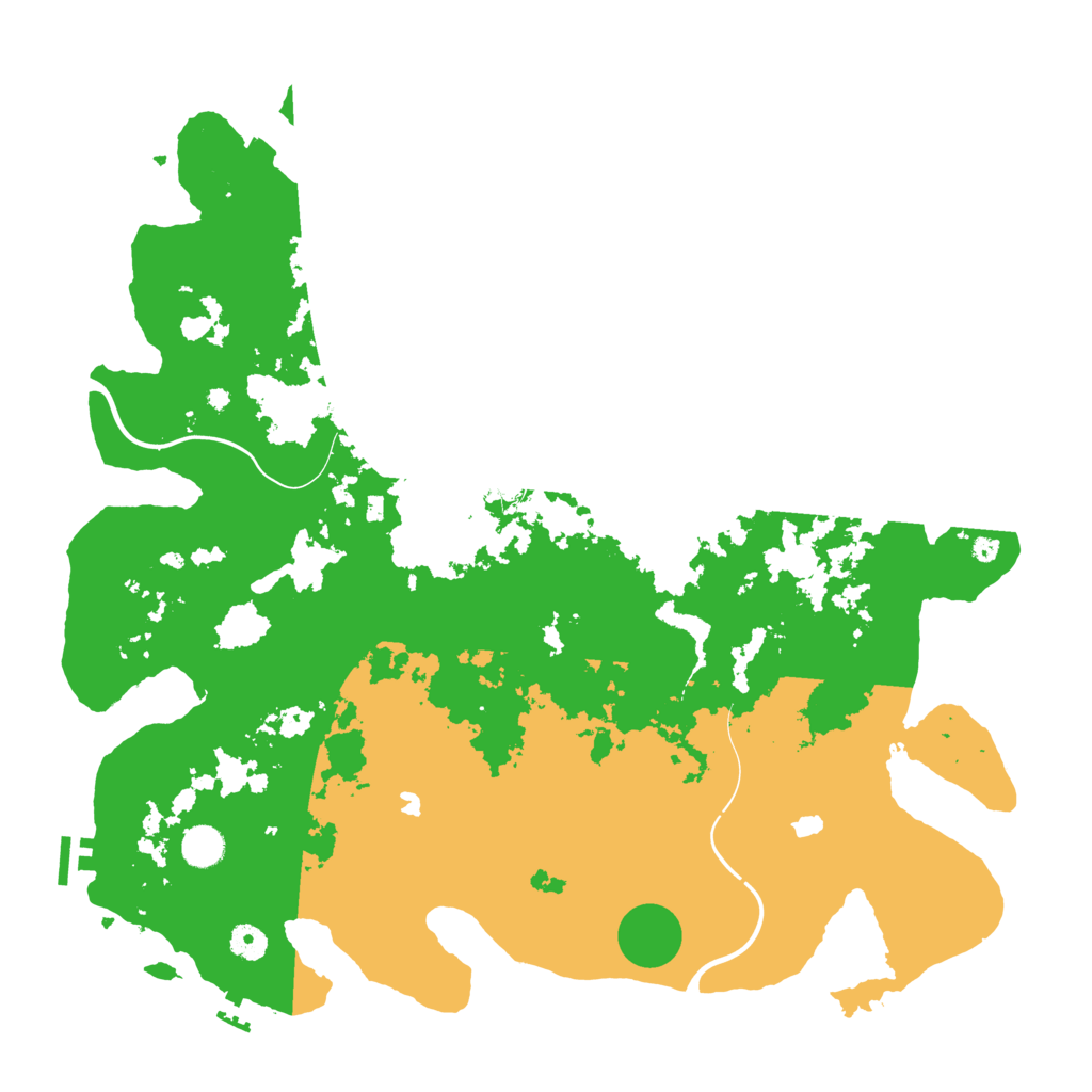 Biome Rust Map: Procedural Map, Size: 4500, Seed: 1410322178