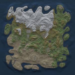 Thumbnail Rust Map: Procedural Map, Size: 4500, Seed: 1426296027, 18 Monuments