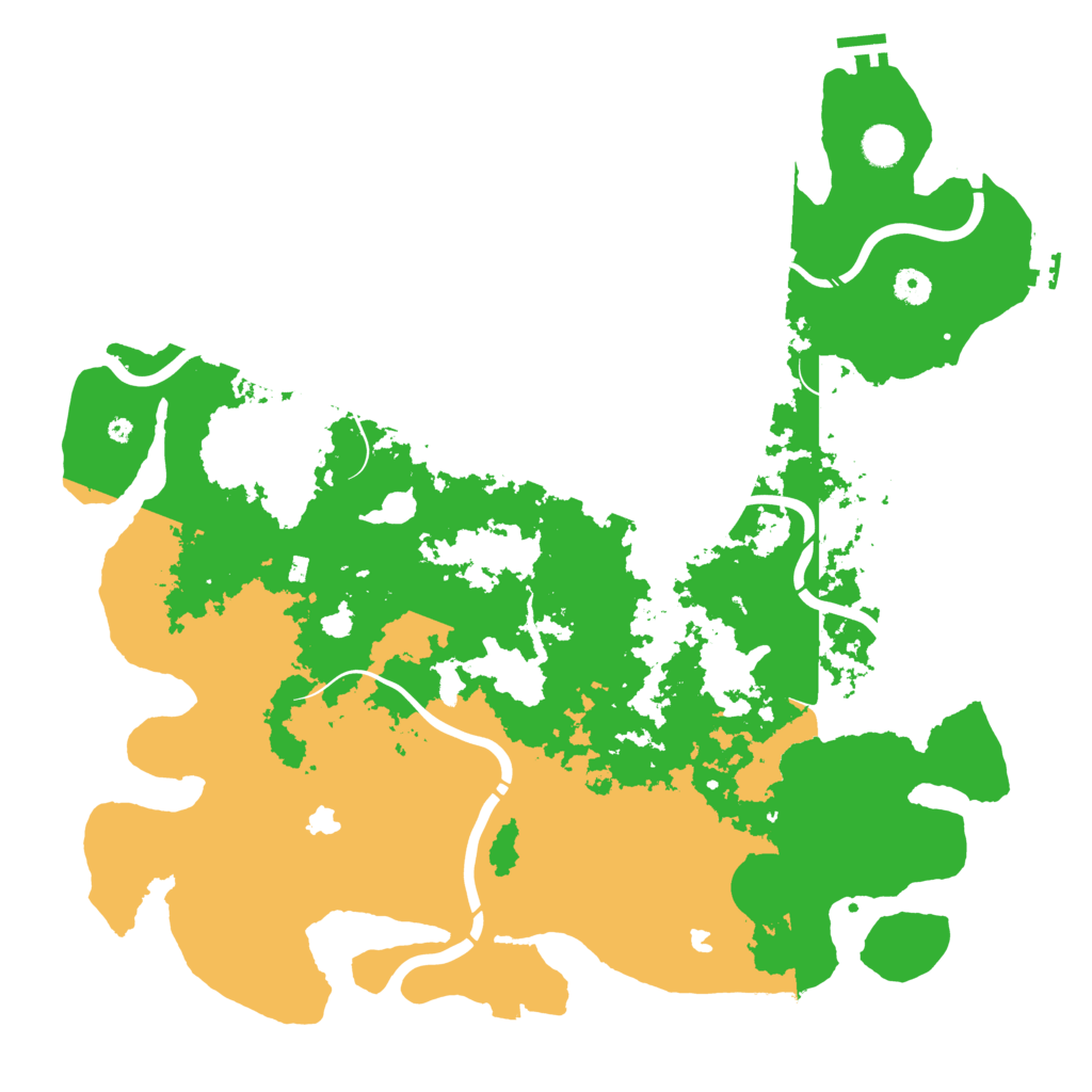 Biome Rust Map: Procedural Map, Size: 4500, Seed: 1426296027