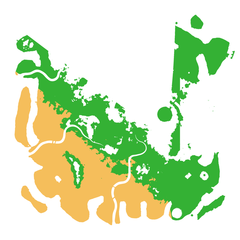 Biome Rust Map: Procedural Map, Size: 4300, Seed: 351651457