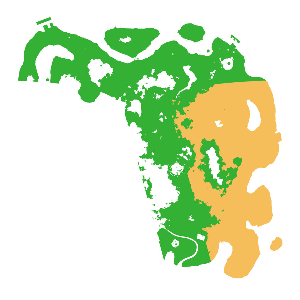 Biome Rust Map: Procedural Map, Size: 4000, Seed: 15780