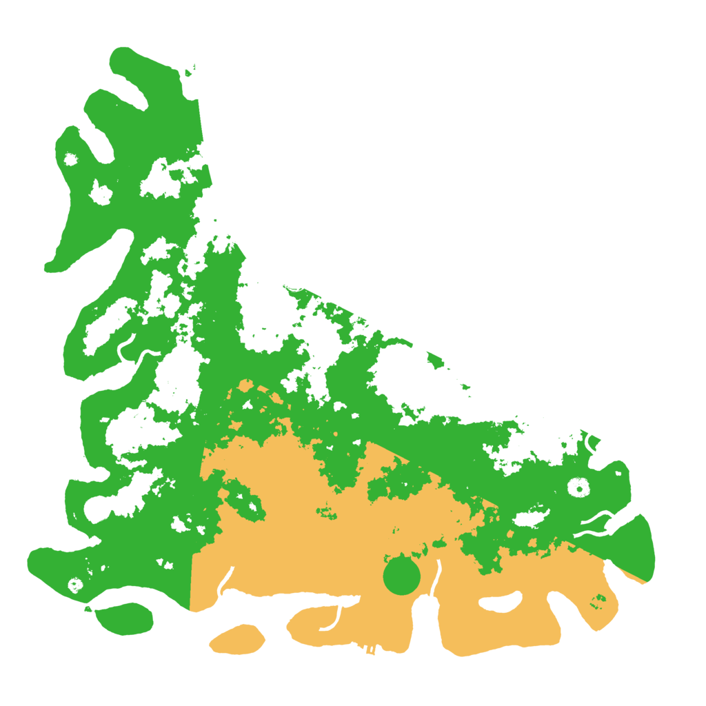 Biome Rust Map: Procedural Map, Size: 5000, Seed: 98425761