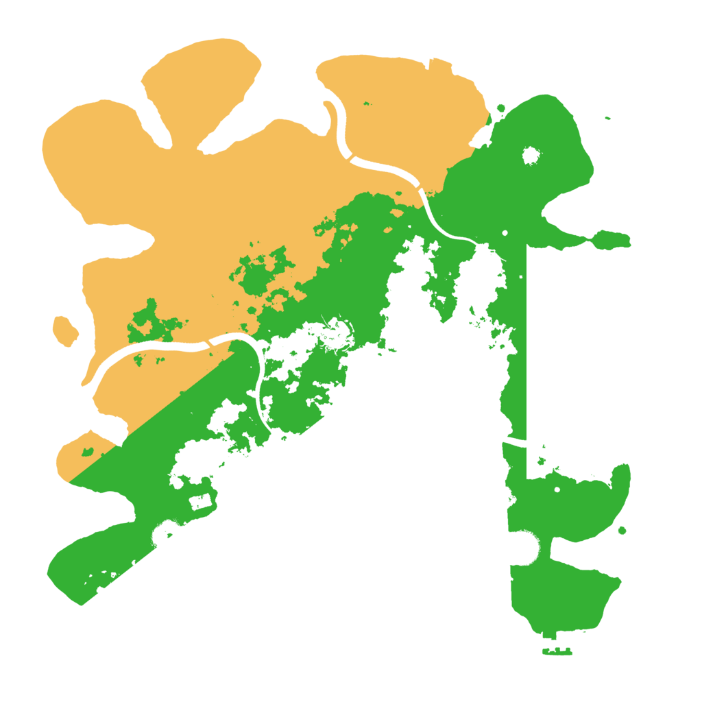 Biome Rust Map: Procedural Map, Size: 3600, Seed: 33343836