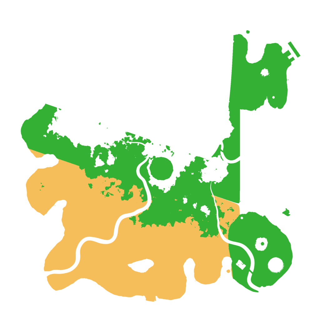 Biome Rust Map: Procedural Map, Size: 3700, Seed: 1896857612