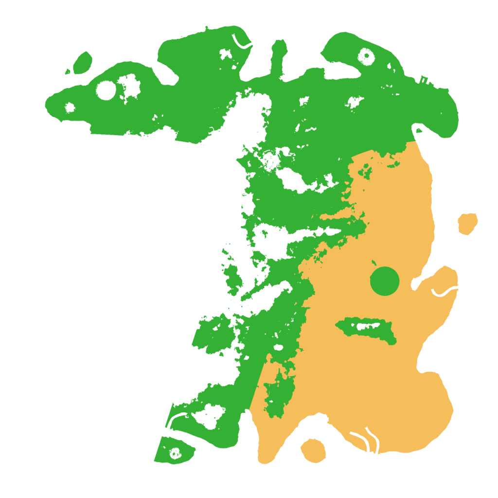 Biome Rust Map: Procedural Map, Size: 4500, Seed: 8283