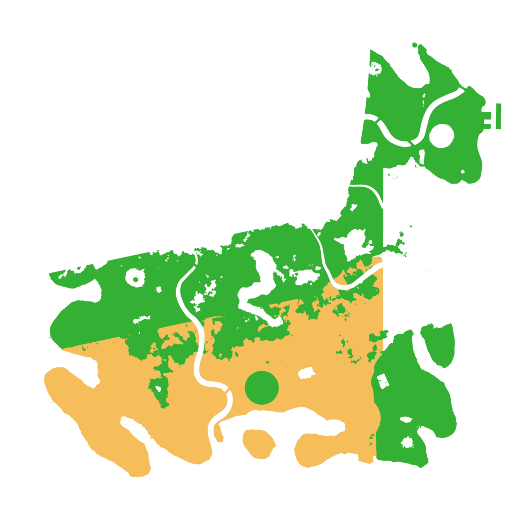 Biome Rust Map: Procedural Map, Size: 4000, Seed: 672348721