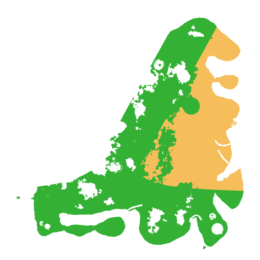 Biome Rust Map: Procedural Map, Size: 4000, Seed: 12345687