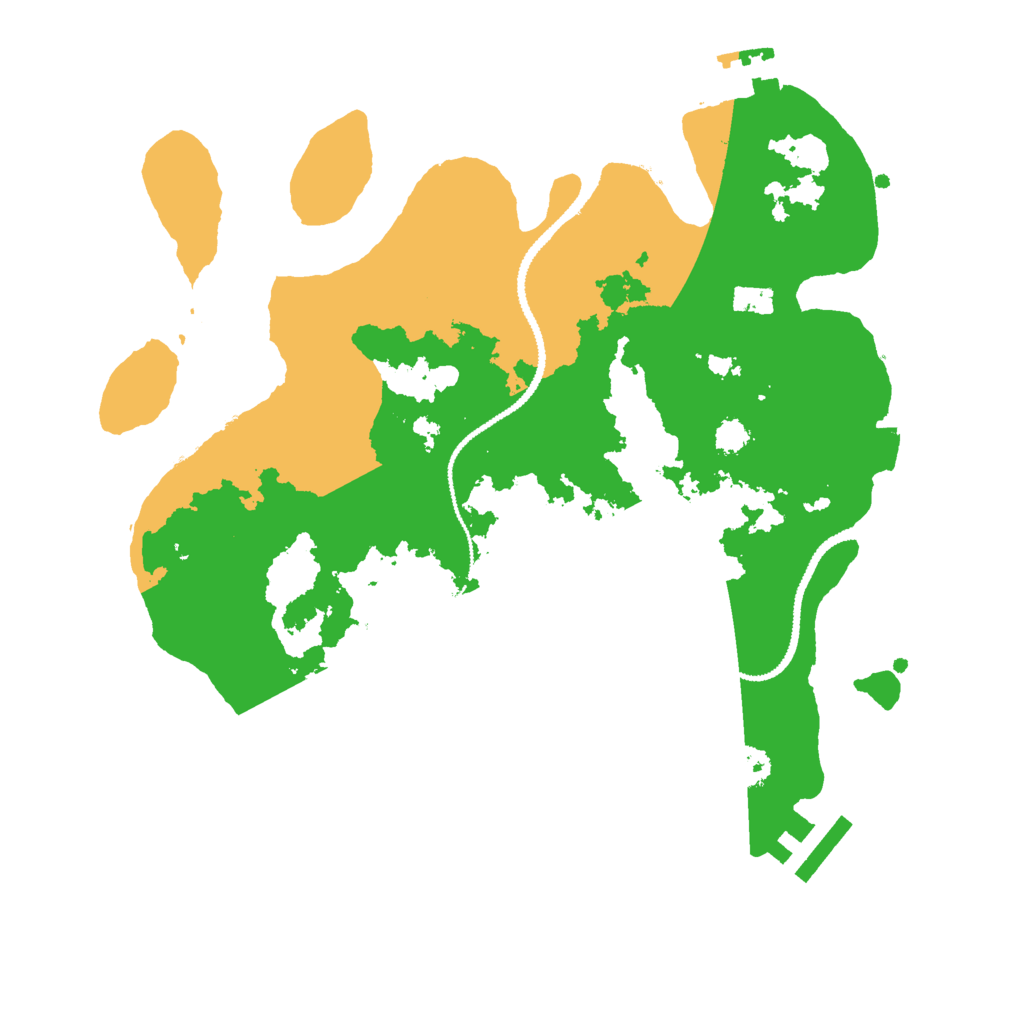 Biome Rust Map: Procedural Map, Size: 2750, Seed: 1254615