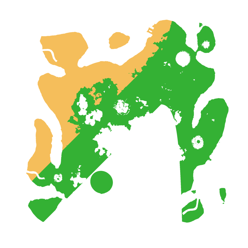 Biome Rust Map: Procedural Map, Size: 3000, Seed: 65837