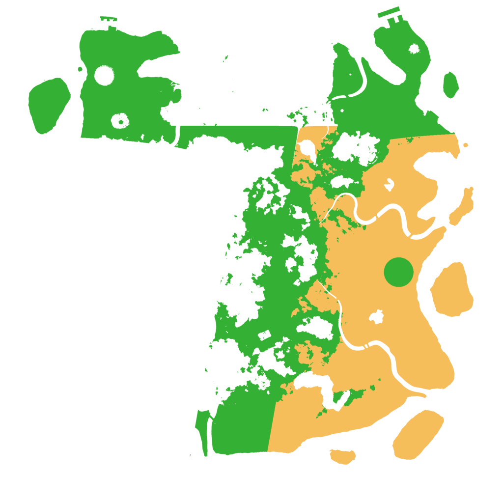 Biome Rust Map: Procedural Map, Size: 4500, Seed: 331562977