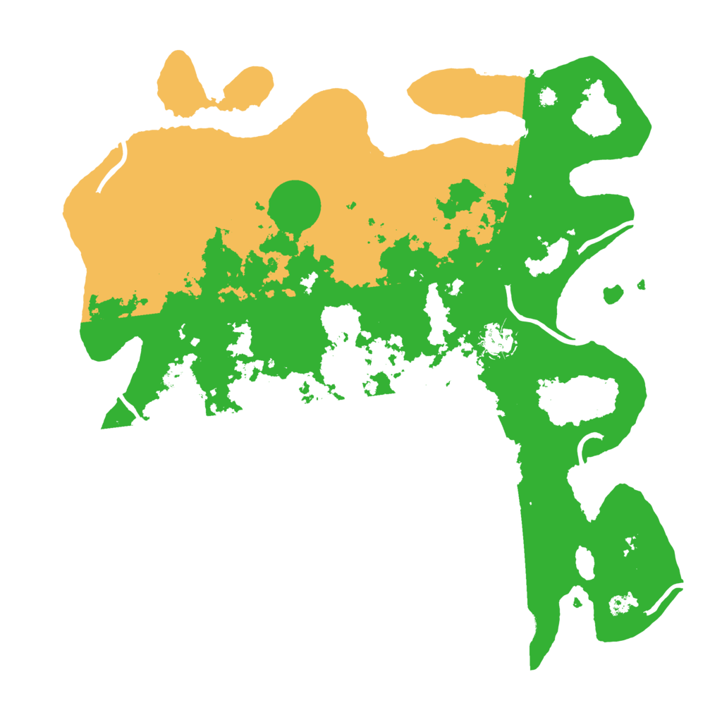 Biome Rust Map: Procedural Map, Size: 3700, Seed: 10577170