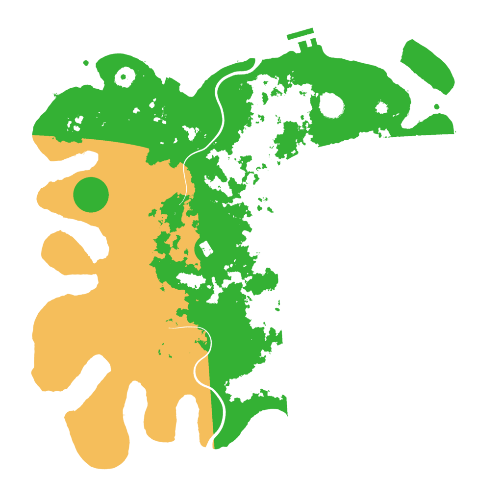Biome Rust Map: Procedural Map, Size: 3750, Seed: 8191167