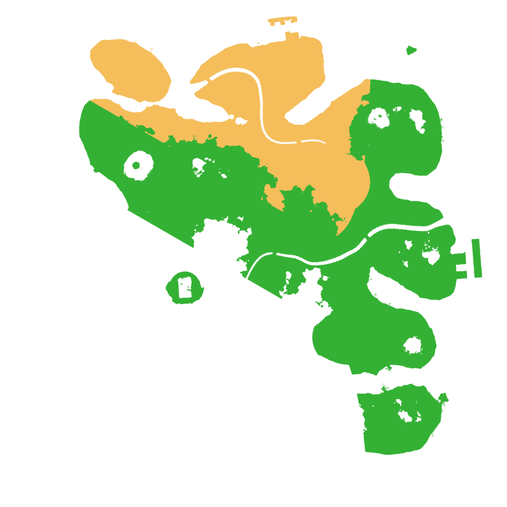Biome Rust Map: Procedural Map, Size: 2650, Seed: 53417
