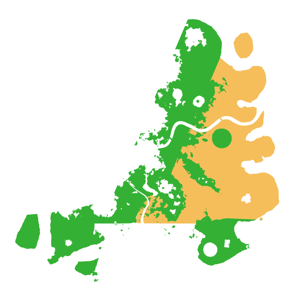 Biome Rust Map: Procedural Map, Size: 4000, Seed: 20223