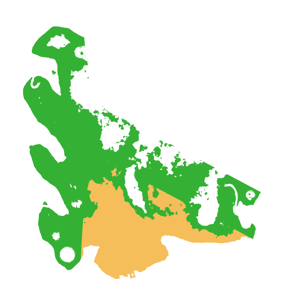 Biome Rust Map: Procedural Map, Size: 3500, Seed: 1027645163