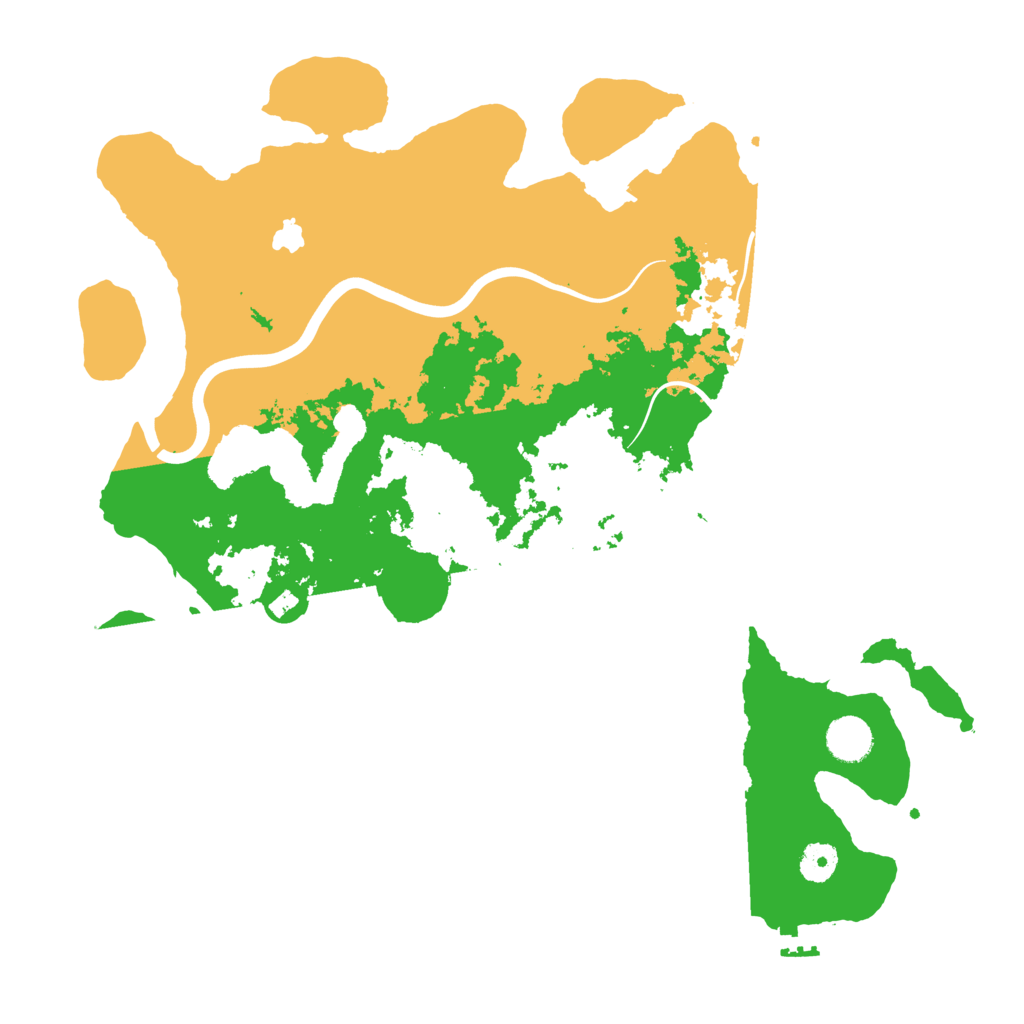 Biome Rust Map: Procedural Map, Size: 4000, Seed: 45583