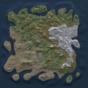 Thumbnail Rust Map: Procedural Map, Size: 4250, Seed: 420217685, 18 Monuments