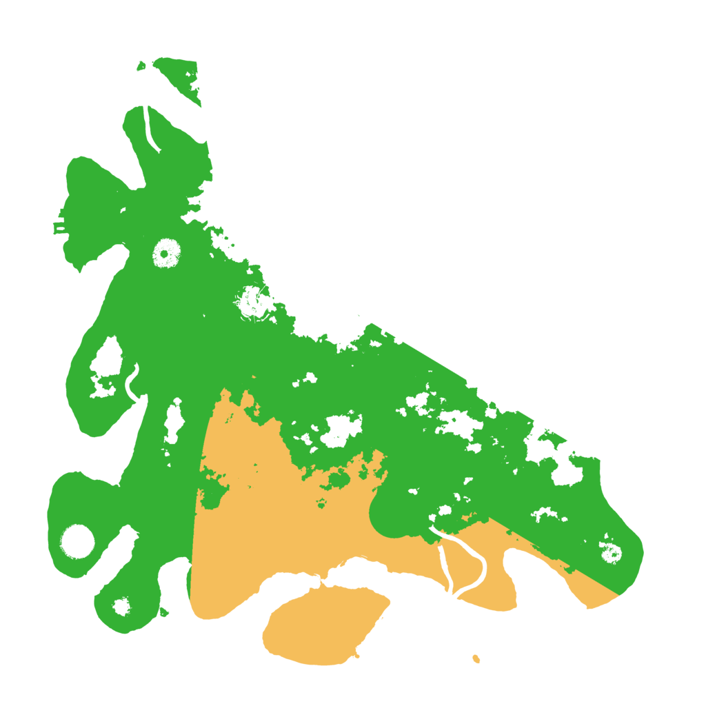 Biome Rust Map: Procedural Map, Size: 3700, Seed: 684198