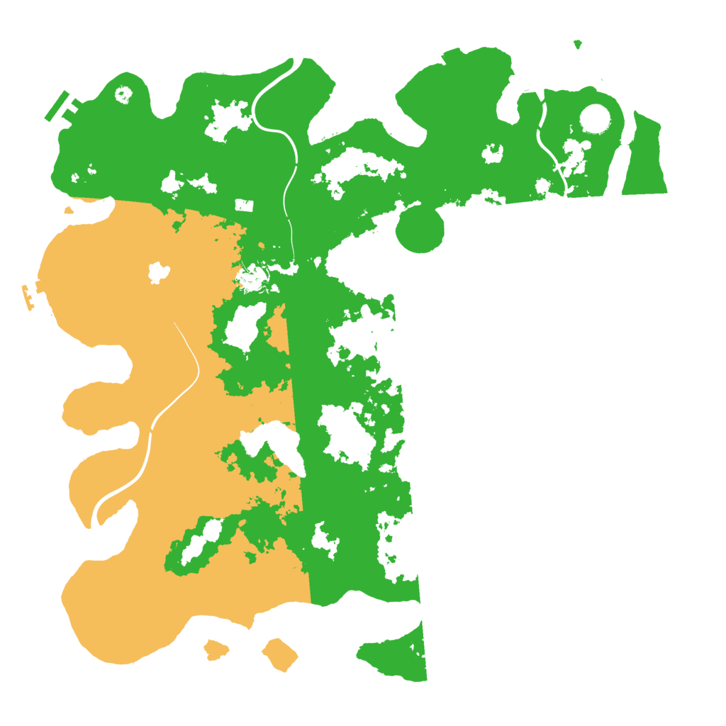 Biome Rust Map: Procedural Map, Size: 4250, Seed: 41661