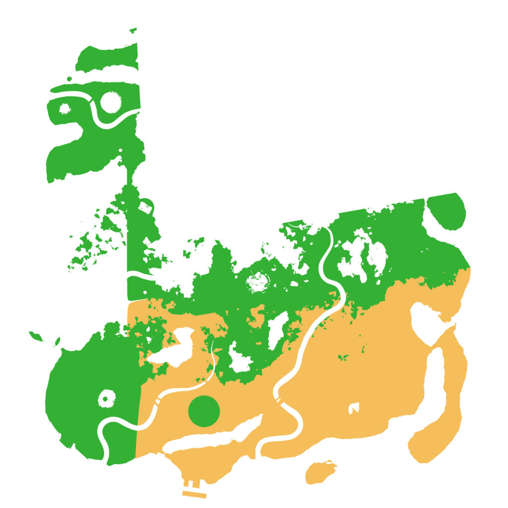 Biome Rust Map: Procedural Map, Size: 4250, Seed: 867538
