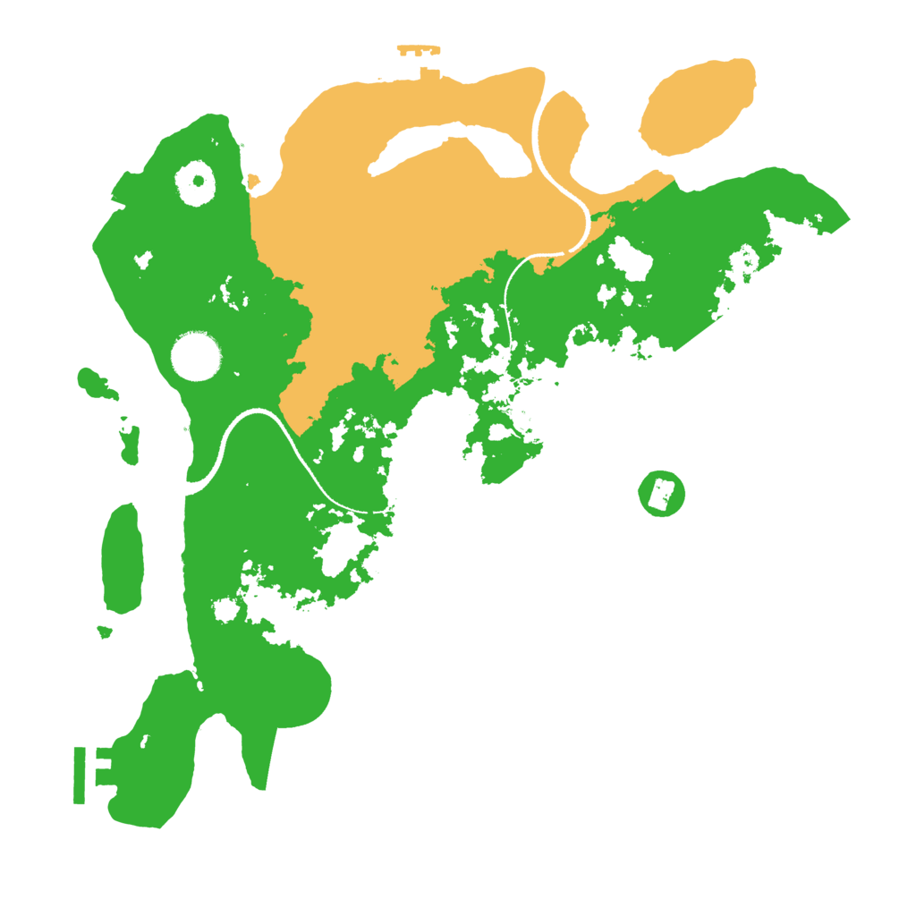 Biome Rust Map: Procedural Map, Size: 3250, Seed: 94935248