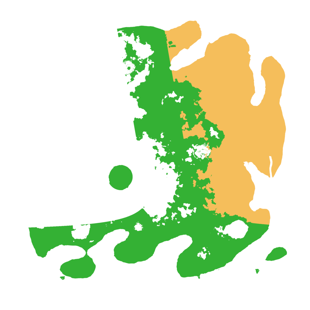 Biome Rust Map: Procedural Map, Size: 3500, Seed: 2002649607