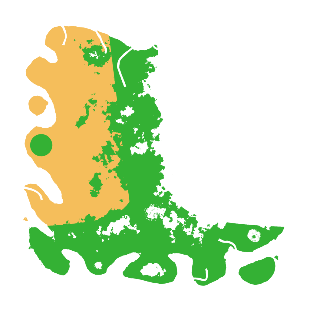 Biome Rust Map: Procedural Map, Size: 3700, Seed: 899040