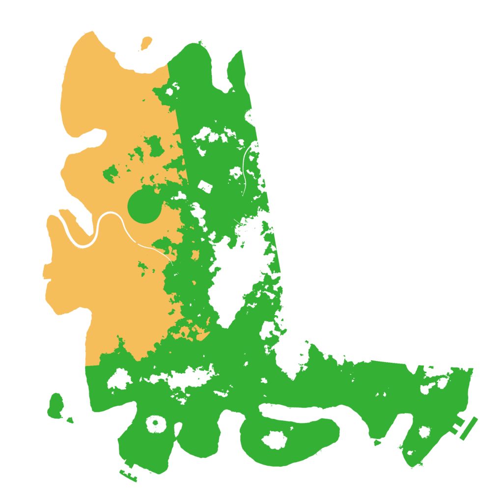 Biome Rust Map: Procedural Map, Size: 3900, Seed: 725840