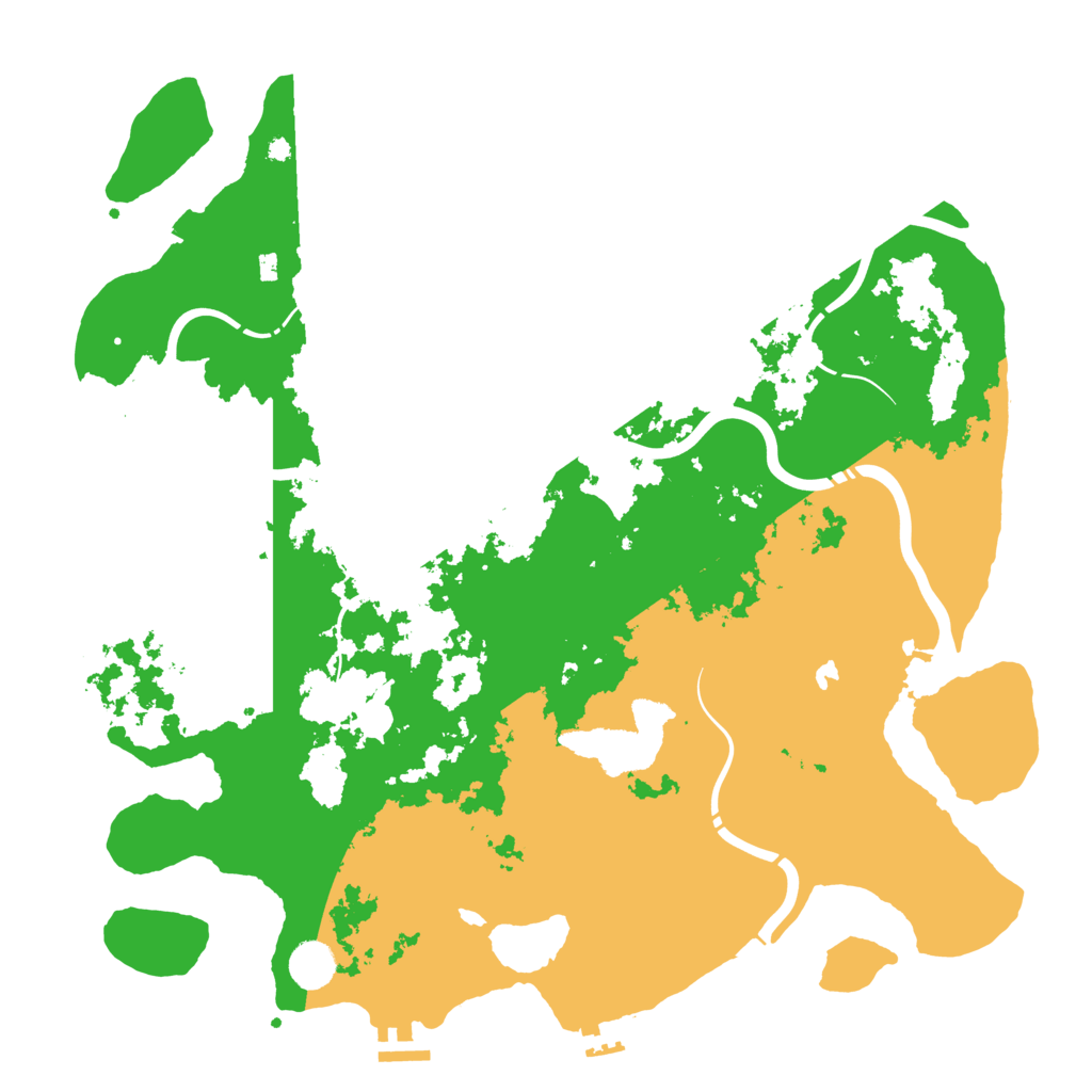 Biome Rust Map: Procedural Map, Size: 4250, Seed: 3243