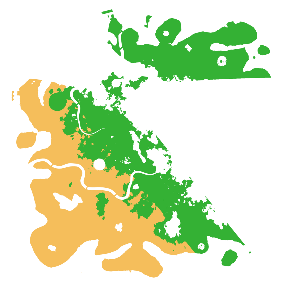 Biome Rust Map: Procedural Map, Size: 4500, Seed: 54969