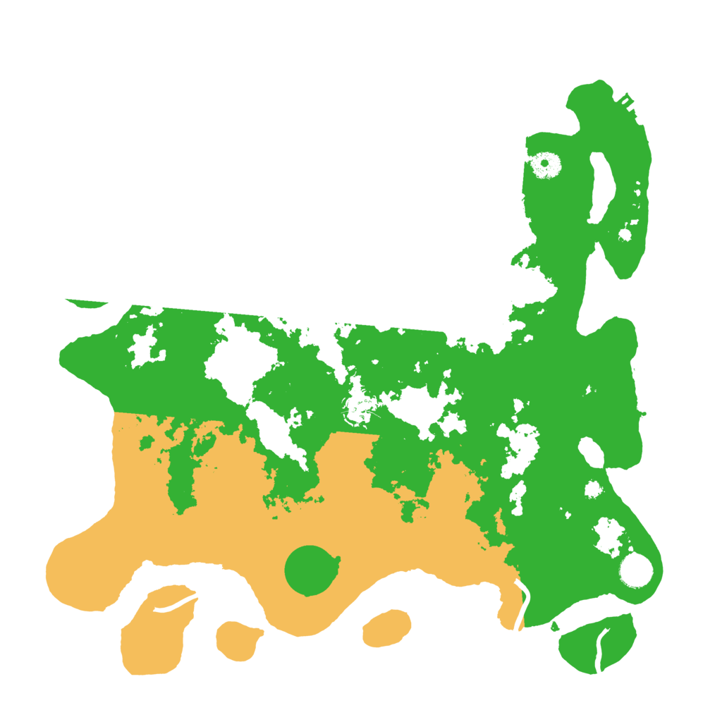 Biome Rust Map: Procedural Map, Size: 3800, Seed: 549861