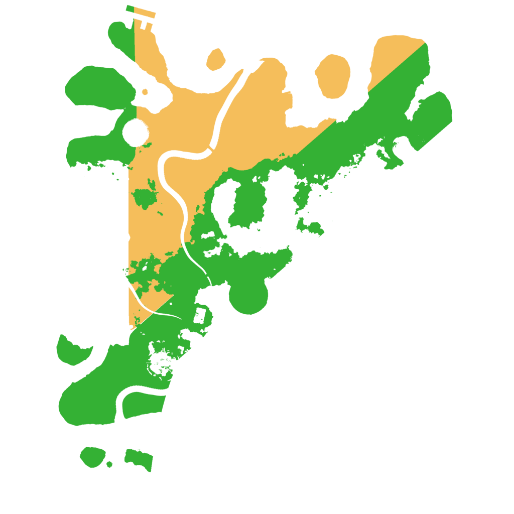 Biome Rust Map: Procedural Map, Size: 3500, Seed: 1871304333