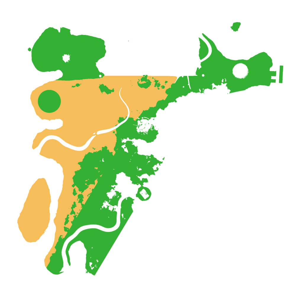 Biome Rust Map: Procedural Map, Size: 3500, Seed: 1876573067