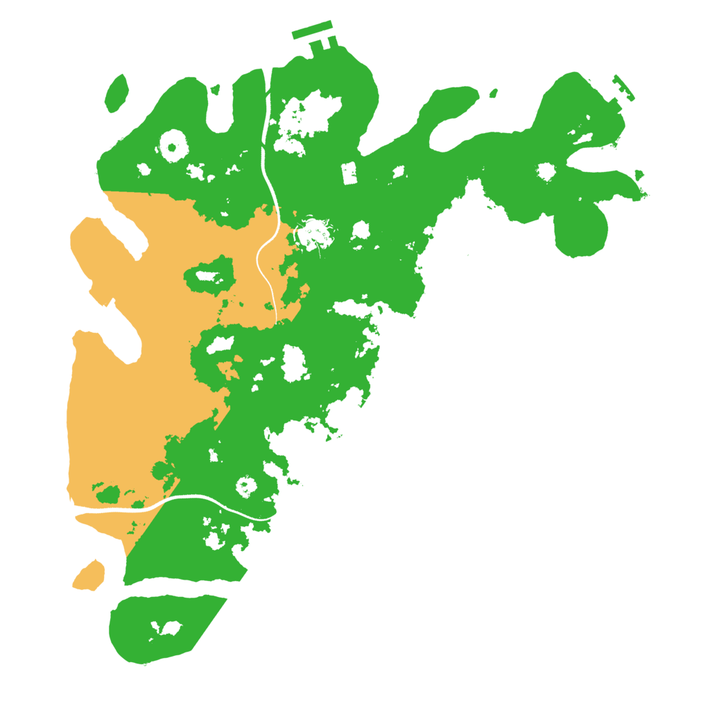 Biome Rust Map: Procedural Map, Size: 3500, Seed: 1501565292
