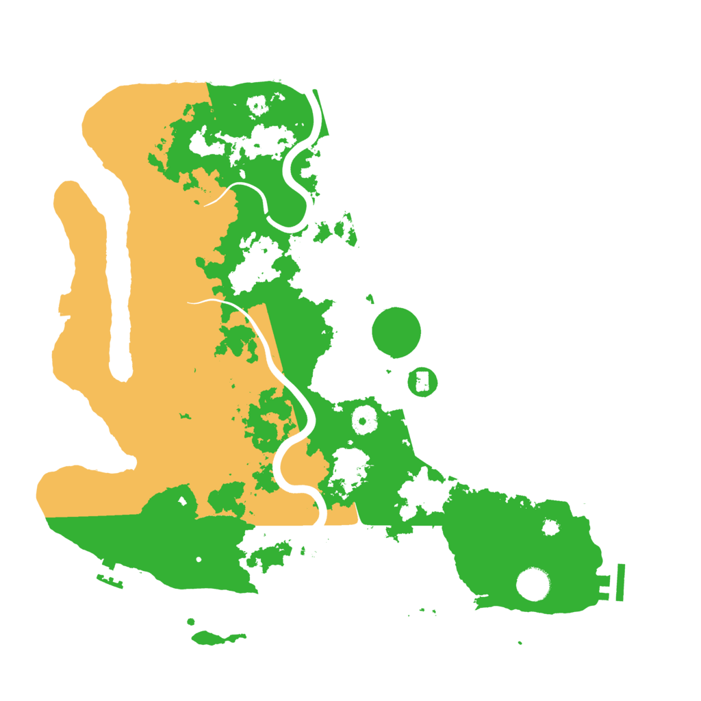 Biome Rust Map: Procedural Map, Size: 3800, Seed: 527236