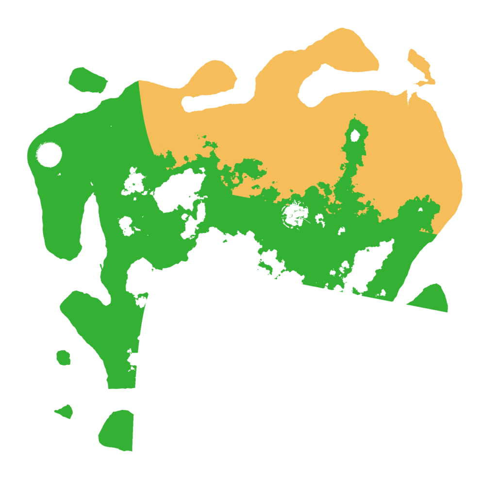 Biome Rust Map: Barren, Size: 3500, Seed: 861900119